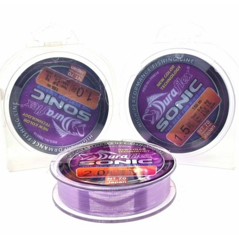 Senar Duraflex Sonic 150 meter - Violet