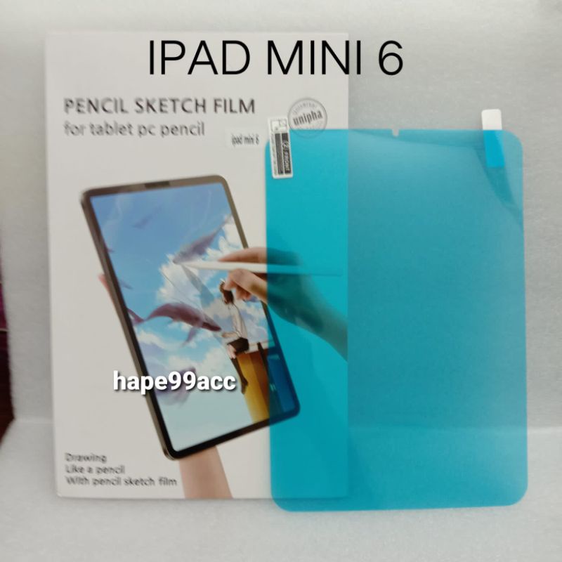 Ipad Mini 6 anti gores papperlike papper like screen protector