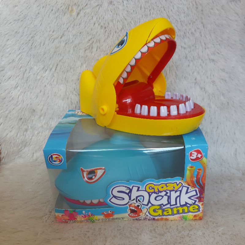 Mainan Anak Hiu Gigit Shark Mainan Hiu Gigit jari mainan gigit ikan hiu
