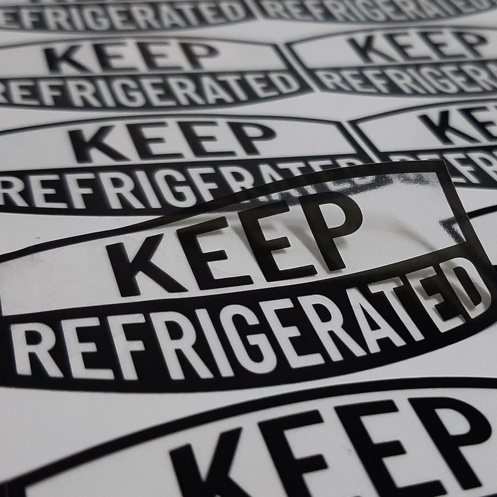 Cetak Stiker Tahan Air A3+ (Print + Cutting) (Vinil / Transparan). Minimal Checkout 3 lbr A3-3