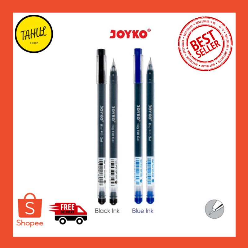 

Gel Pen Pulpen Pena Joyko GP-330 Big Fill Gel 0.5 mm