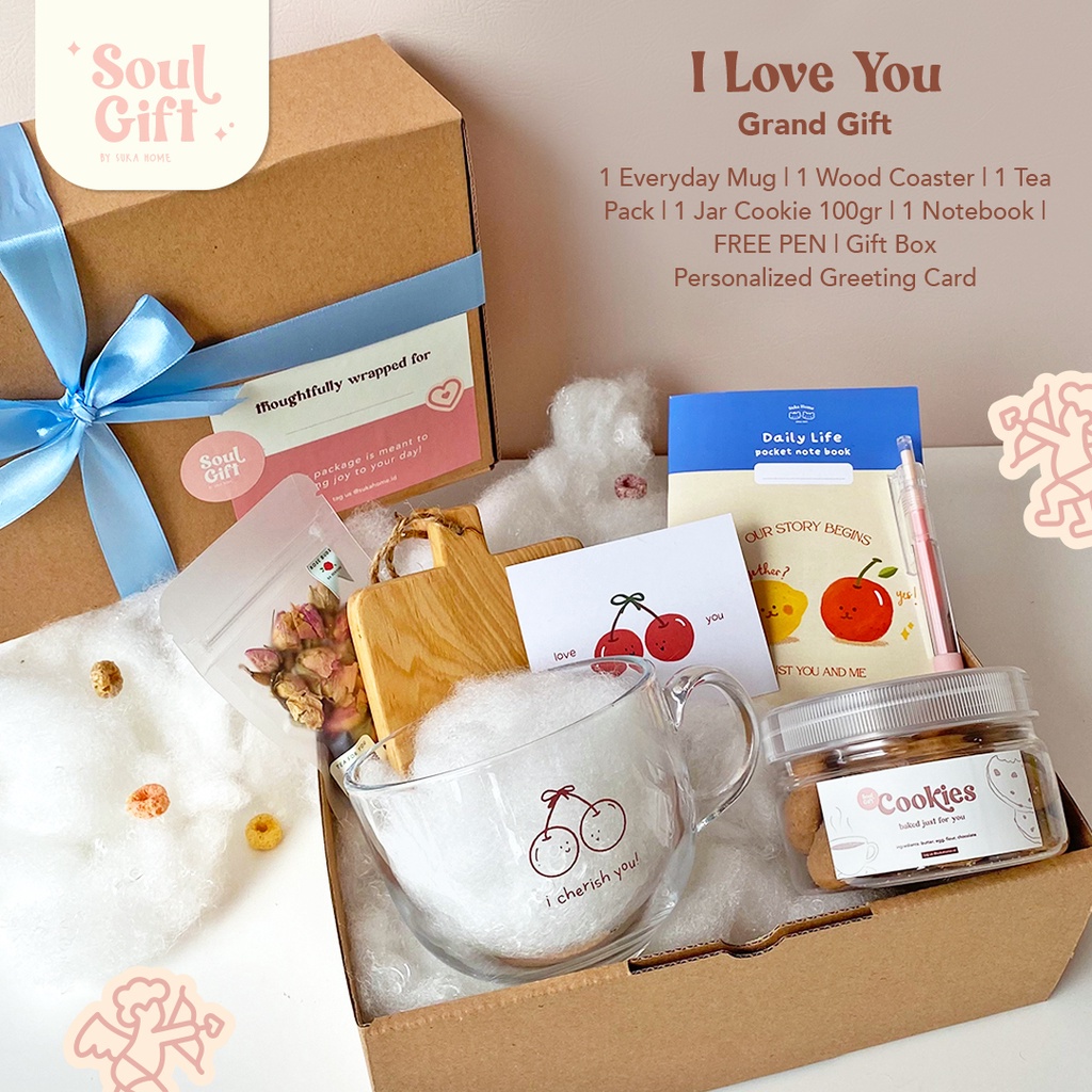 Couple Gift Set Pasangan Birthday Package | Hampers Kado Couple | Paket Hadiah Untuk Pasangan | Hampers Scented Candle | Reed Diffuser Premium | NEW Gift Package - Soul Gift by Suka Home |