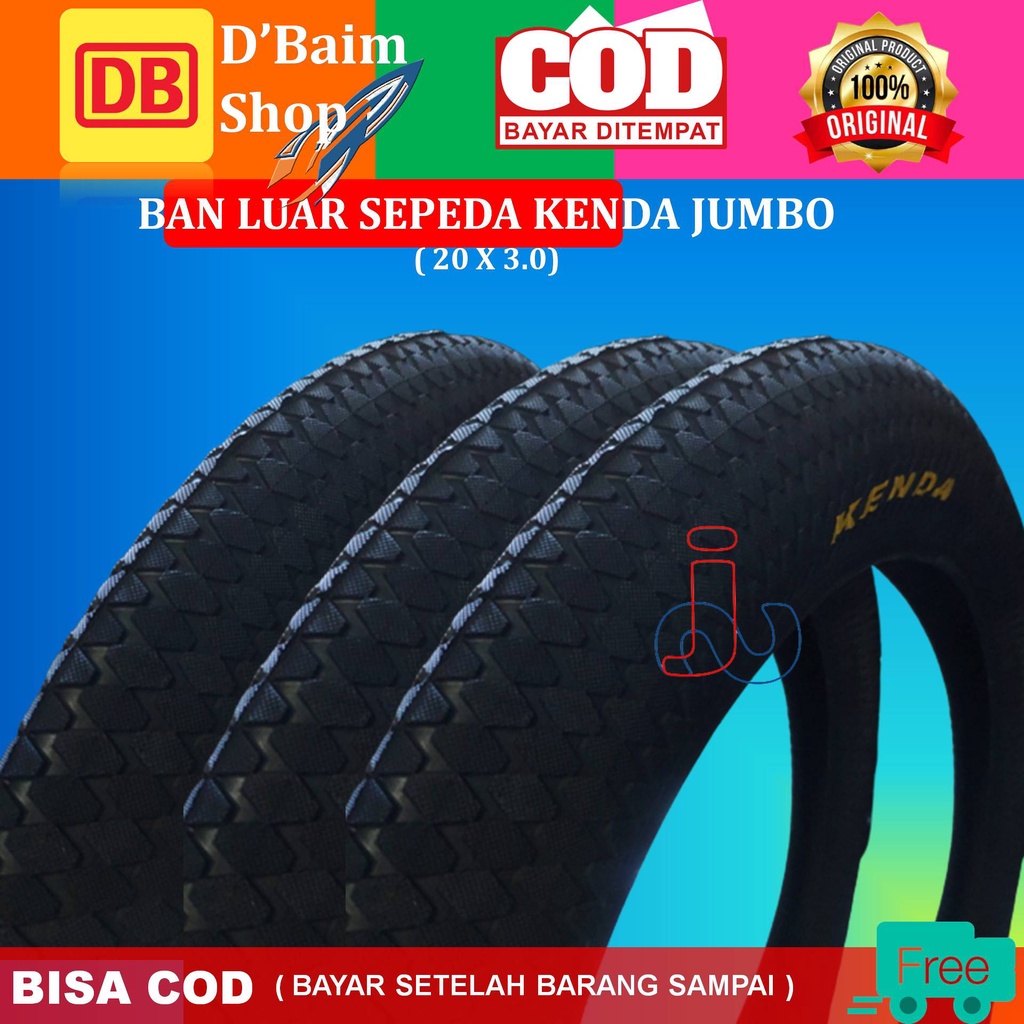 Ban Luar Sepeda BMX Jumbo ( 20 x 3.0 ) Ban Luar Sepeda Besar