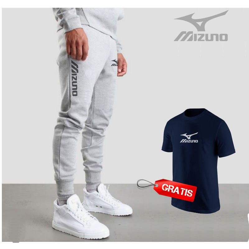 CELANA JOGGER PANJANG  MIZUNO  FREE KAOS  Shopee Indonesia