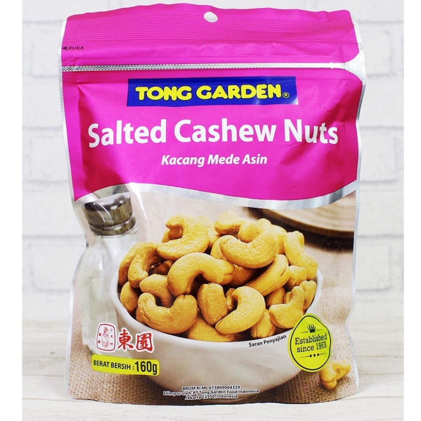 

Tong Garden Salted Cashewnuts 150Gr