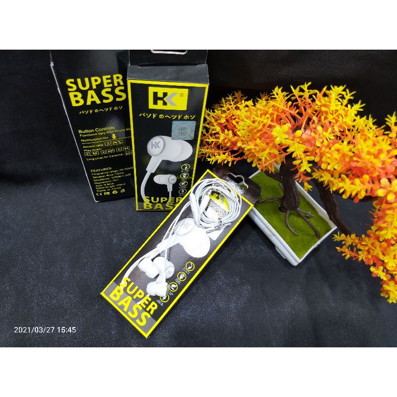 Hf 878 Hendsfree SUPER BASS MEGA BASS ORIGINAL 100%HK EARPHONE