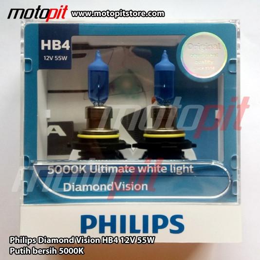 Philips Diamond Vision HB4 Putih 5000K Berkualitas