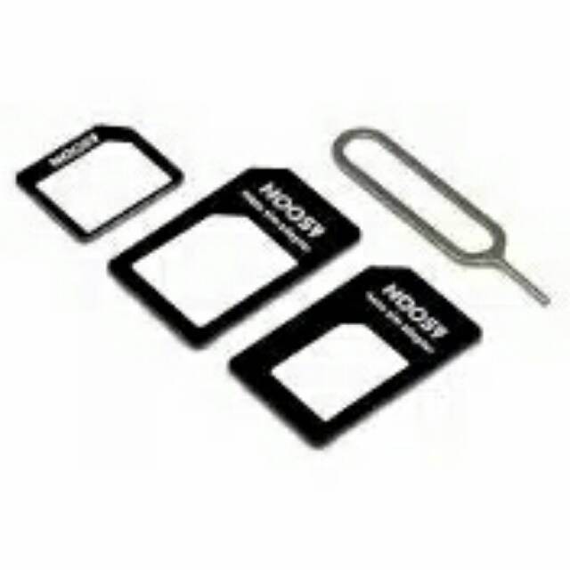 NOSSY NANO SIM ADAPTER / RUMAH KARTU / MICRO SIM CARD / NOSY ADAPTOR