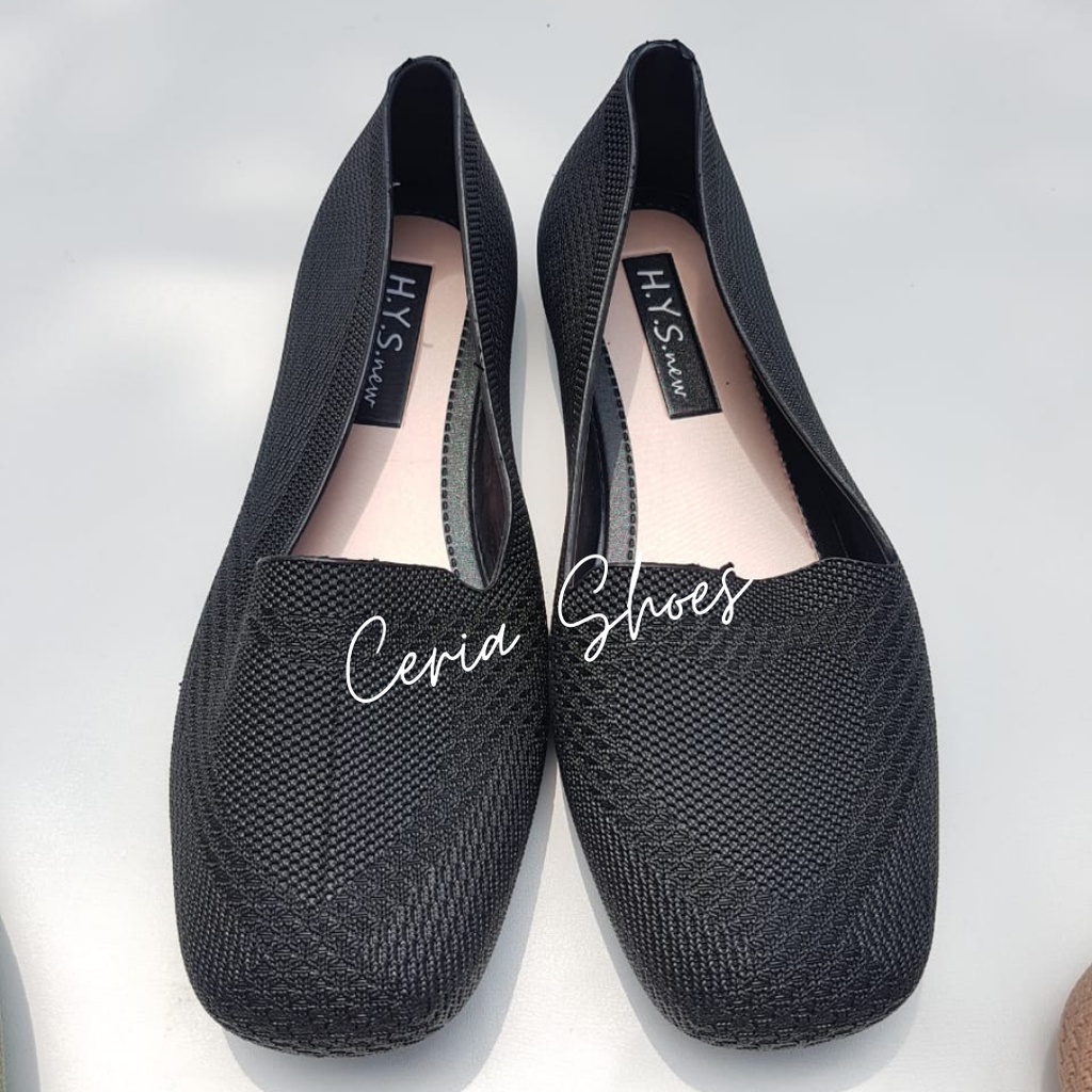 Sepatu Wanita Import Slip On Jelly Karet Lentur Elastis Anti Air