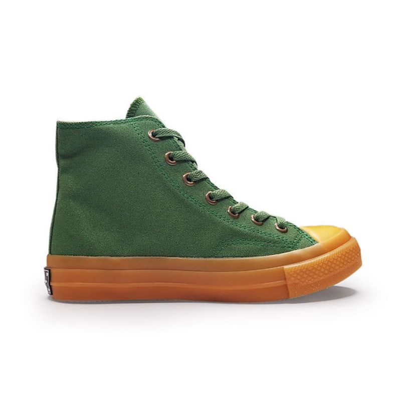 Sepatu ventela 70s gum high black army green white original