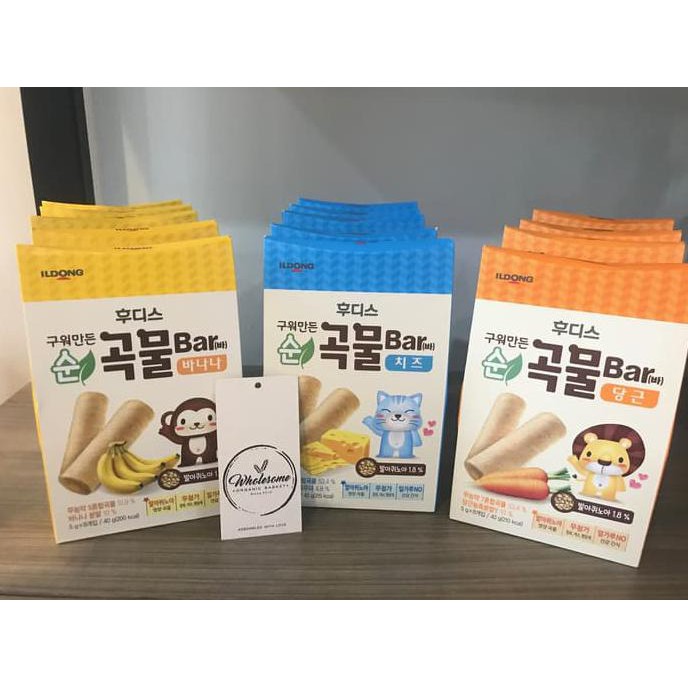 

YUM! Quinoa snack bar ILDONG korea / Snack bayi korea (Pisang/keju/wortel) - Carrot