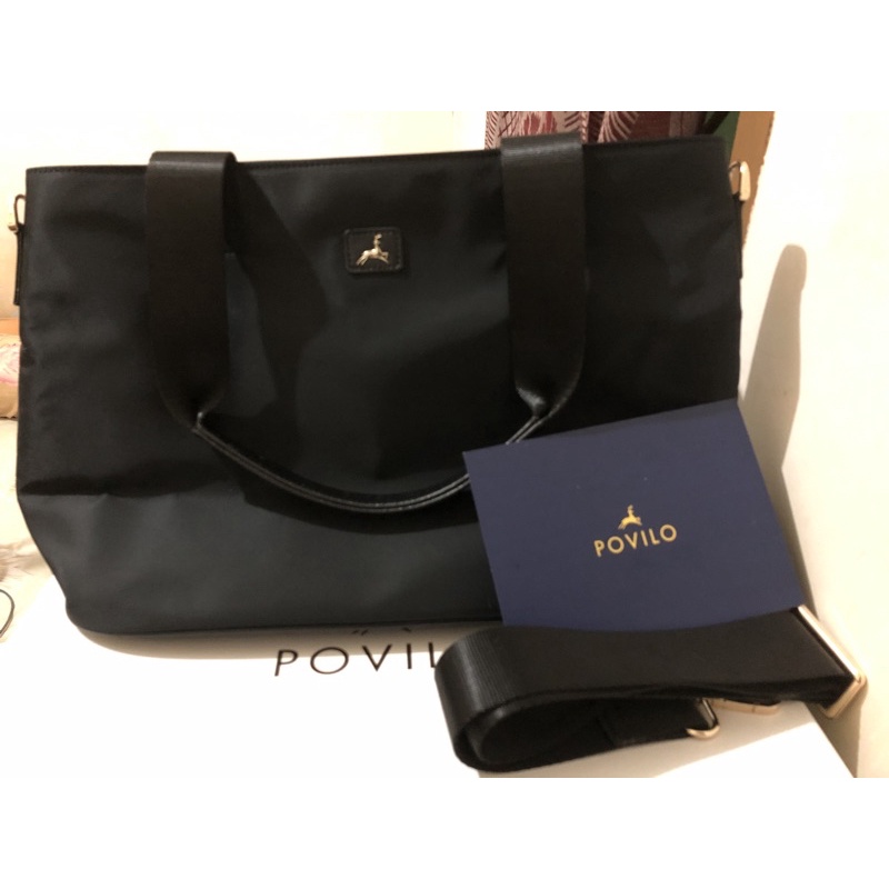 Povilo Klana Tote Bag Hitam (PRELOVED)