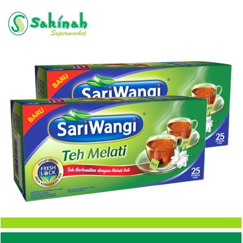 Teh Sariwangi Melati 25 Sheets -2 pcs