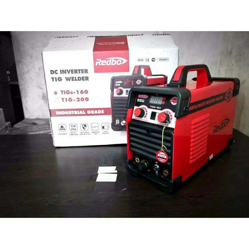 Mesin Las TIG Redbo 160A - Portable Inverter untuk Baja, Stainless Steel & Aluminium