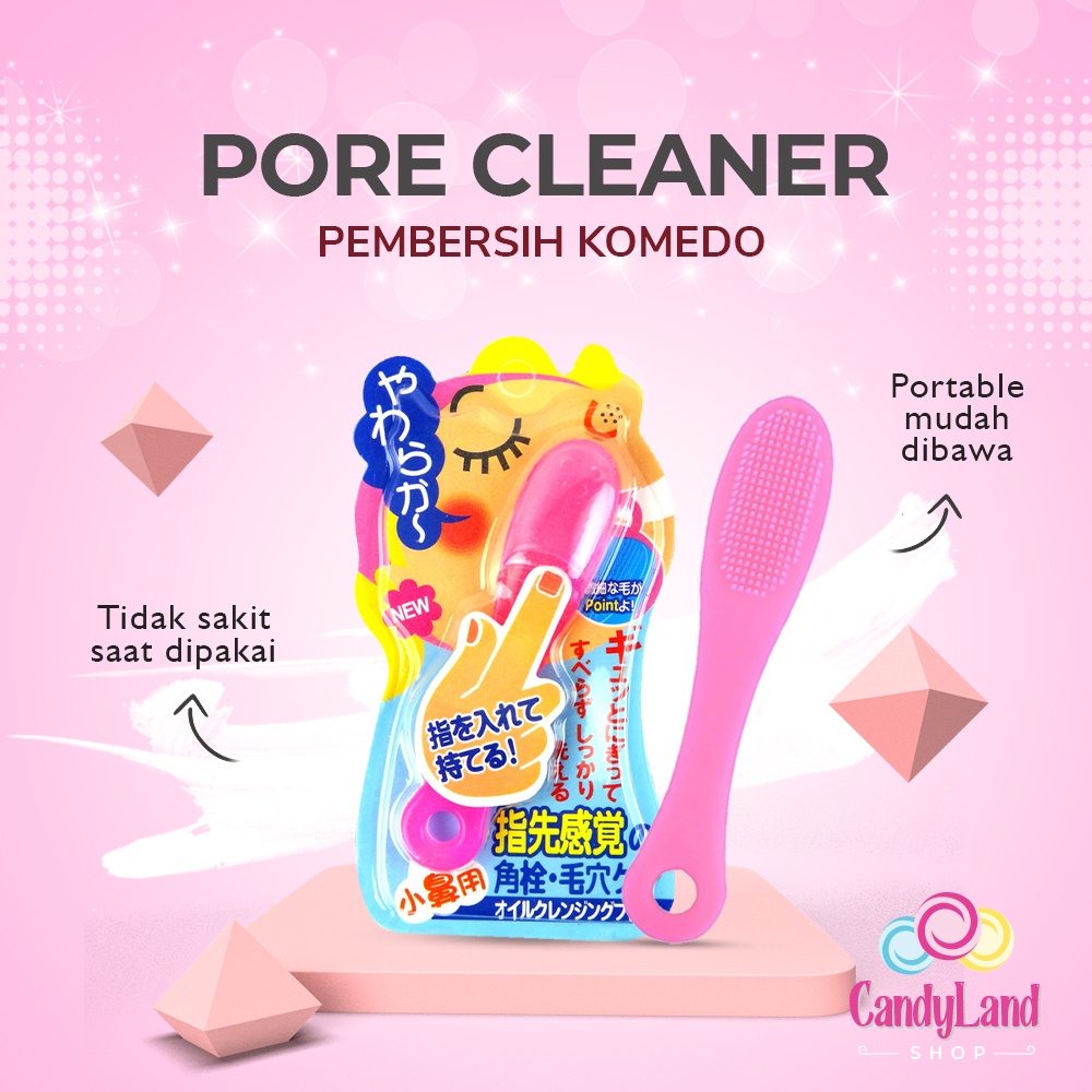 Sikat Pembersih Hidung Penghilang Komedo Silikon Brush Blackhead