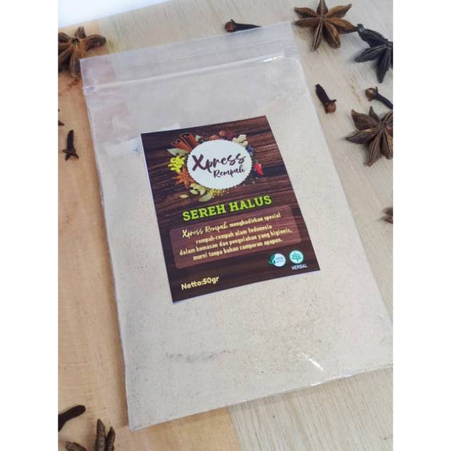 

Sereh Halus / Serai / rempah herbal / JSR / Premium Quality / 50 gram