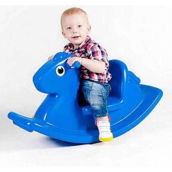 little tikes blue horse rocker