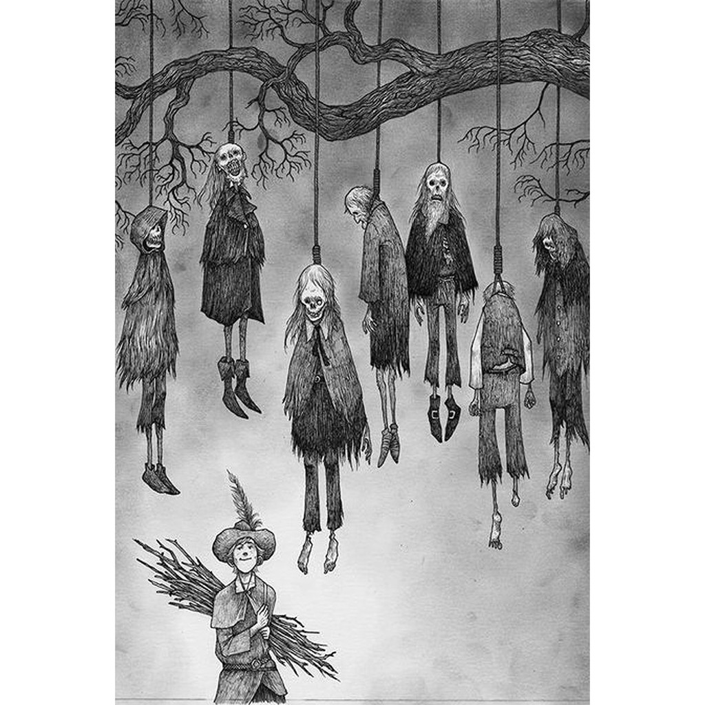 pusatmode Hiasan Dinding Horror Art Size 20x30 cm