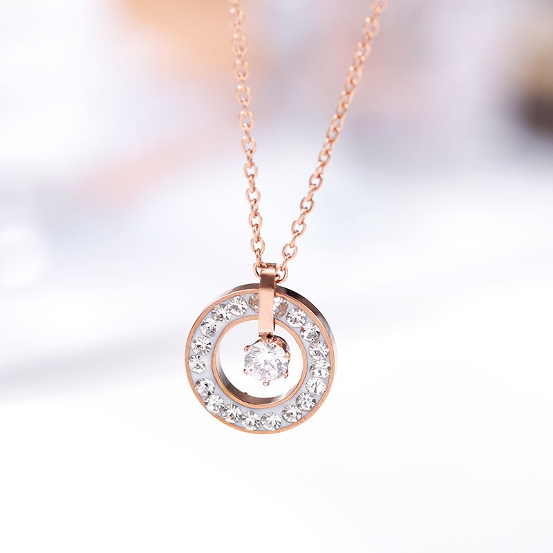 [New] Kalung fashion aksesoris titanium mini korea hadiah wanita cewek anti karat KK156