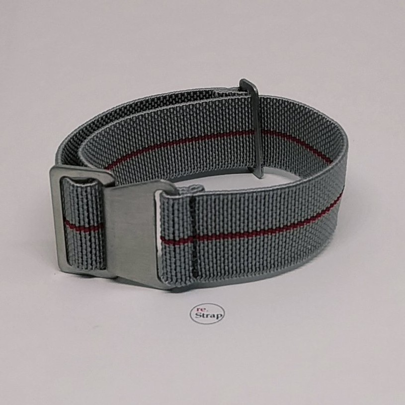 Tali Jam MN Strap Nato - Grey Red Centerline Mn17 - 22mm