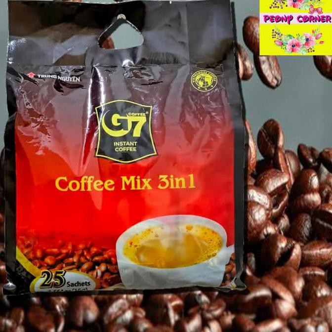 

G7 3 in 1 instant . Isi 20. Trung Nguyen. Kopi Vietnam. Vietnam Coffee