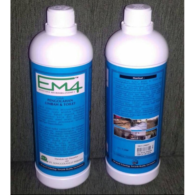 EM4 Pengolahan Limbah dan Toilet WC Effective Micro Organisme 1L