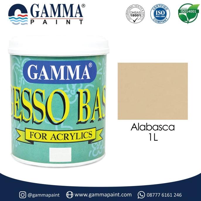 Gamma GESSO BASE - ALABASCA - Cat Tembok Semi Gloss 1L