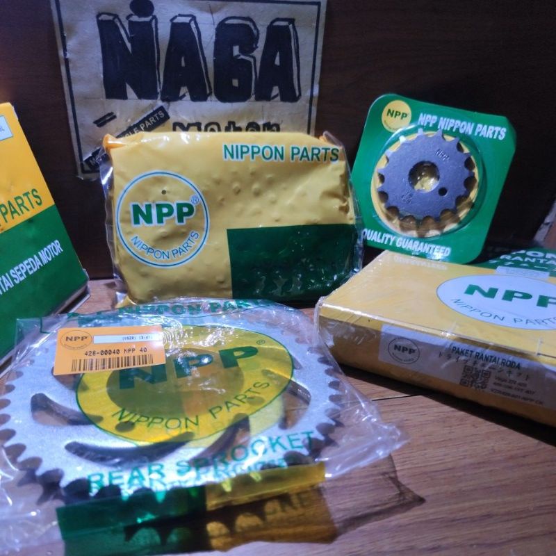 Gear Gir Set Vega ZR 428-108 15T/40T NPP