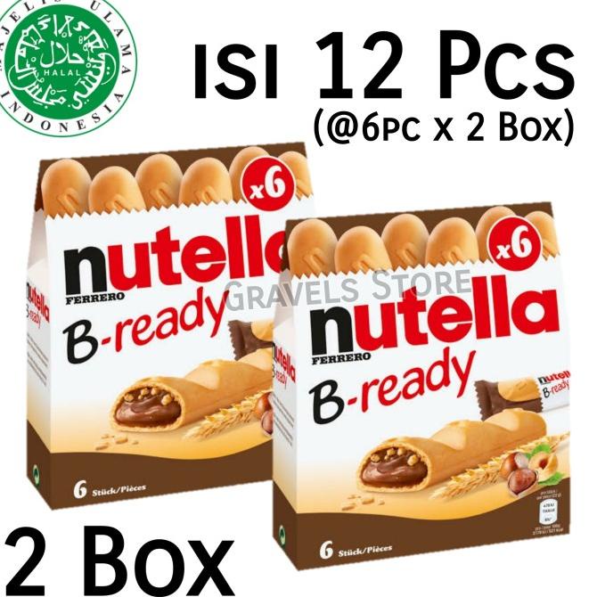 

[Logo HALAL] Ferrero Nutella B-Ready / B Ready / BReady - Coklat Hazel