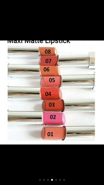 La tulipe maxi matte lipstik