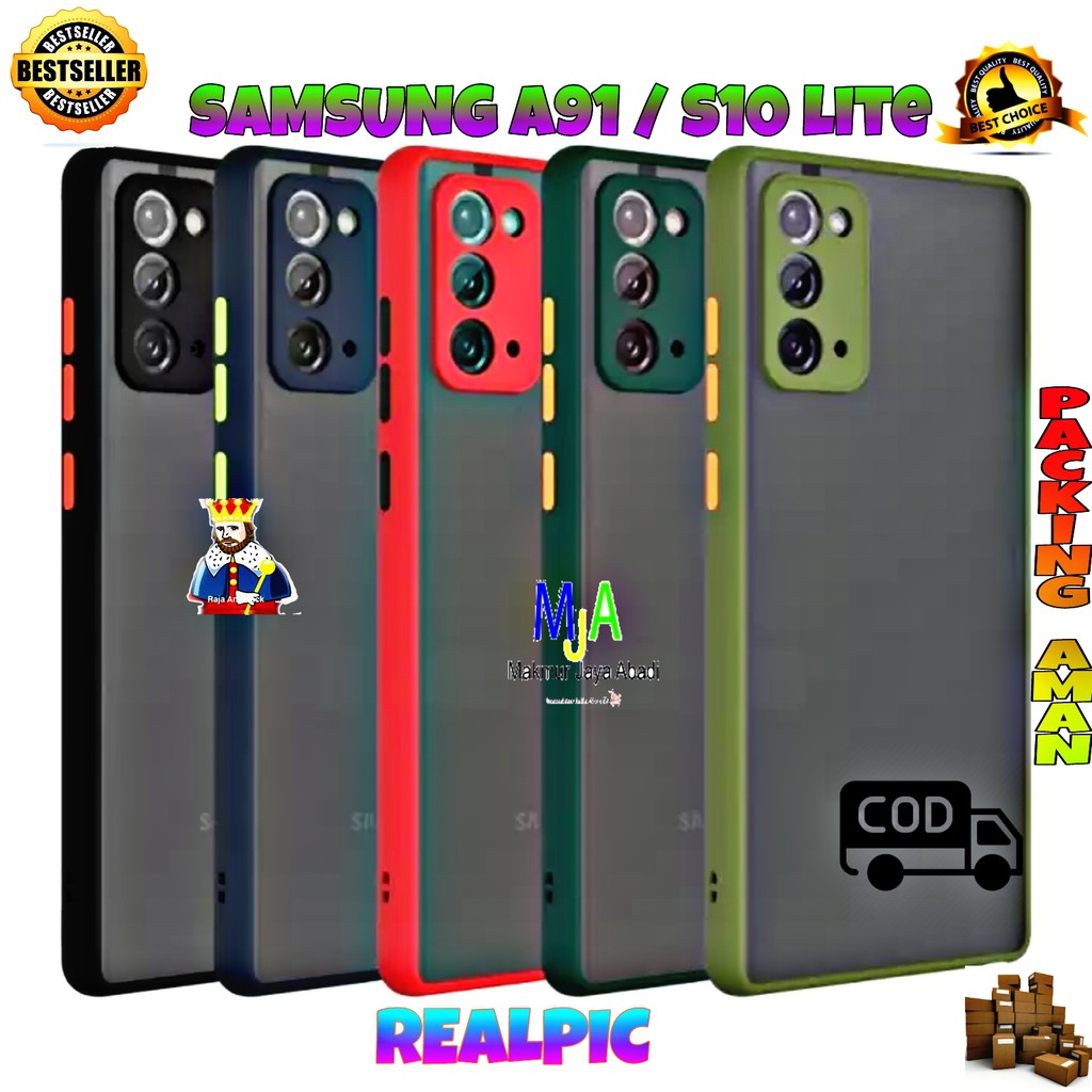 SOFTCASE SAMSUNG GALAXY A91 / S10 LITE 2020 - CASE MATTE FULL COLOUR MY CHOICE BUMPER CASE PELINDUNG KAMERA