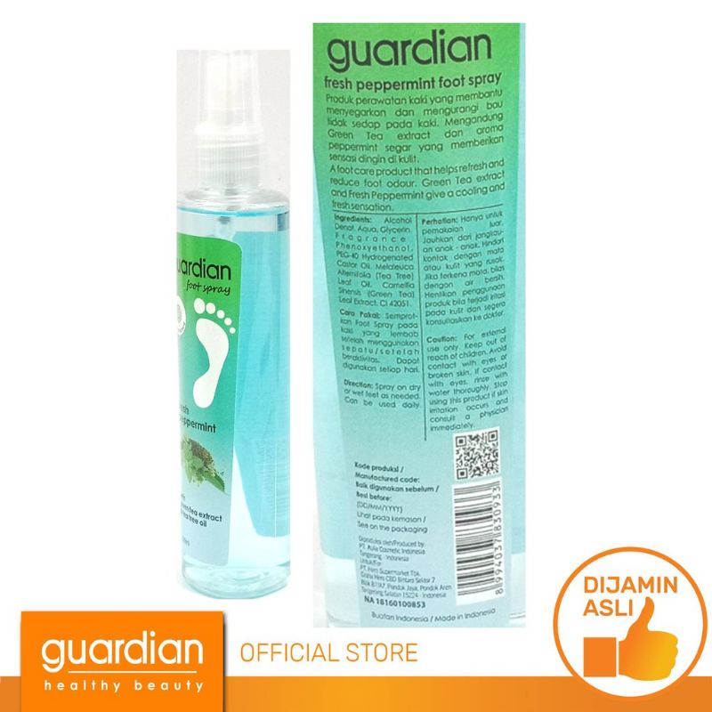 guardian foot spray/foot scrub