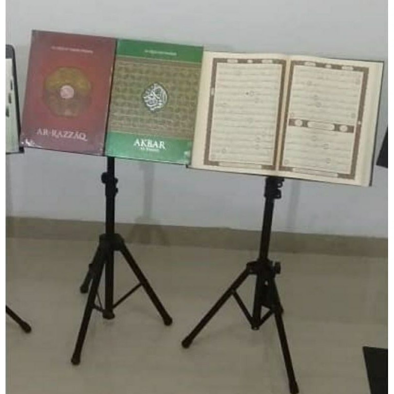 Standbook Tripod standing penyangga al quran - stand buku Rehal