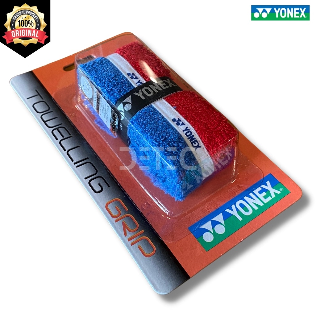 Yonex Grip AC204-2TT TOWEL - BLUE RED AC 204 2TT