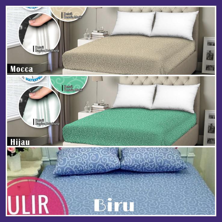 SPREI ANTI AIR / SPREI WATERPROOF / PERLAK KASUR BAYI 180 X 200 CM