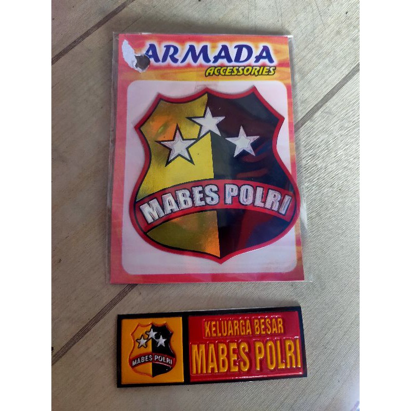 STIKER MABES POLRI