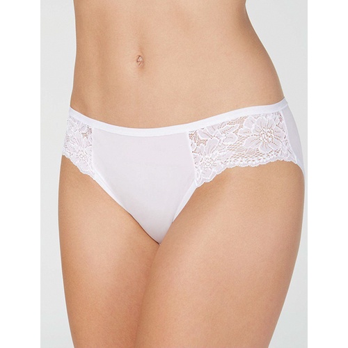 Panties Satin Lace Bikini White