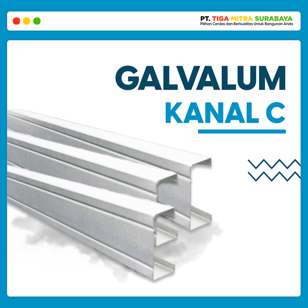 Jual Kanal C baja ringan / galvalum kencana