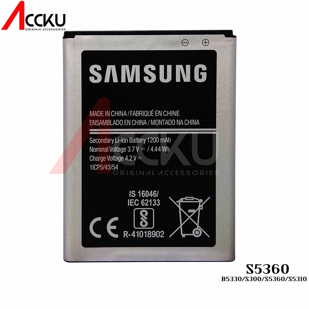 BATERAI BATTERY SAMSUNG S5300 / S5360 / B5330 / s5310ORIGINAL99%