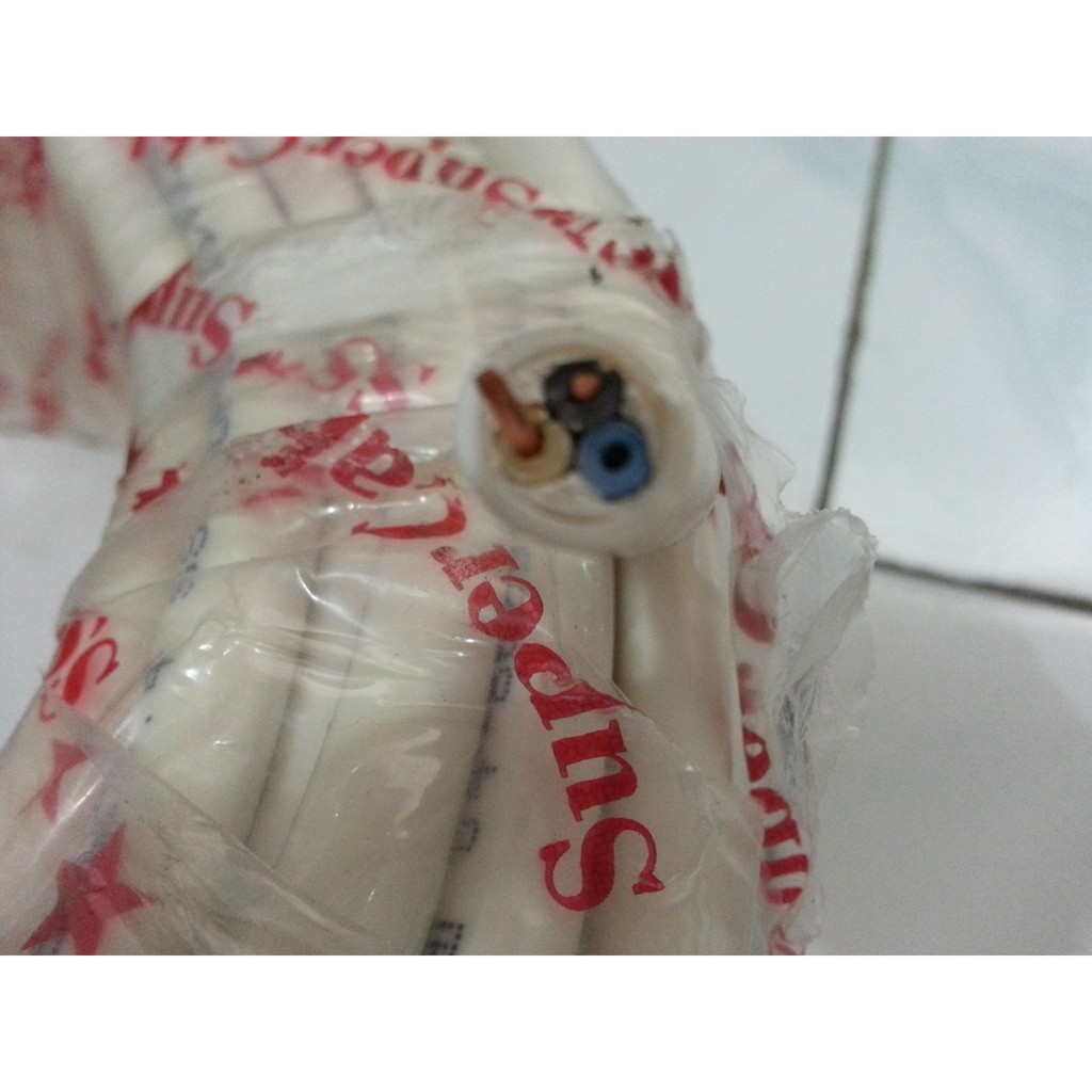 Kabel Listrik Putih NYM 3x1.5 Berkualitas merk SS Super panjang 50Y