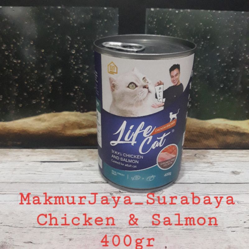 Life Cat Kaleng 400gr makanan Kucing kitten/Adult