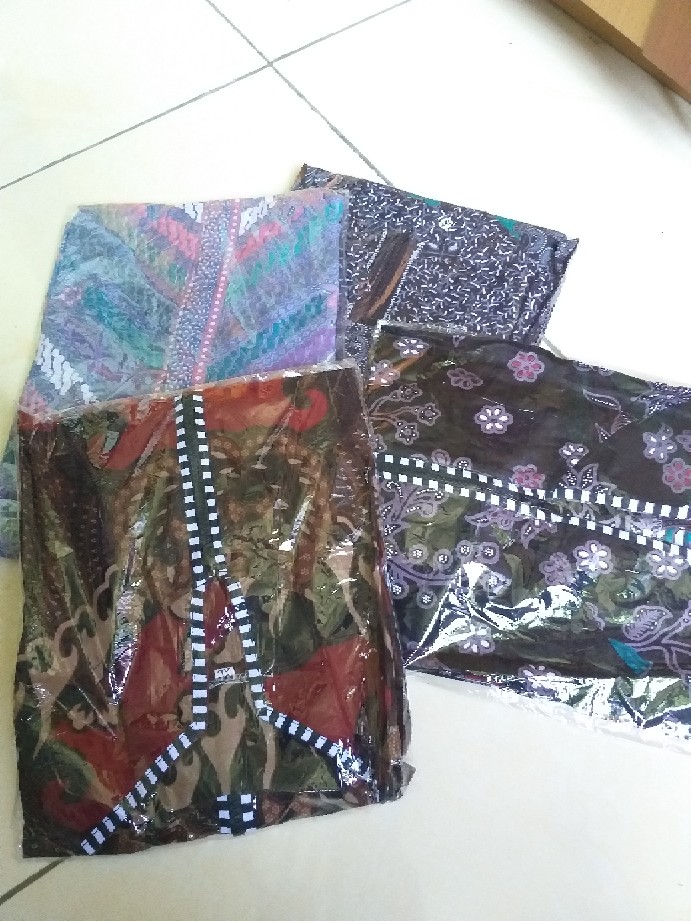 M-l-xl-xxl Batik Wanita Asj Sa Hrb026 Kenongo Kemeja Tosca Pendek