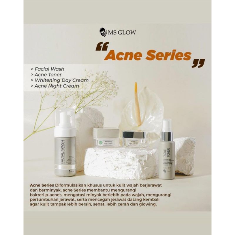 Ms Glow Paket Original Ms glow Acne Series Ms Glow Paket jerawat Ms glow Paket Glowing Ms Glow paket