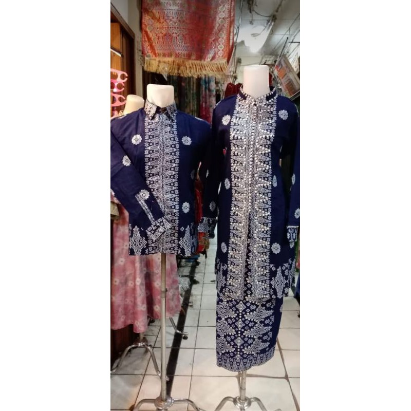 BATIK SET JUPRI PALEMBANG / BATIK COUPLE SONGKET PALEMBANG/ BATIK JUPRI