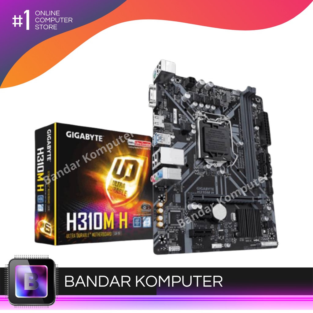 MOTHERBOARD GIGABYTE H310M H RESMI