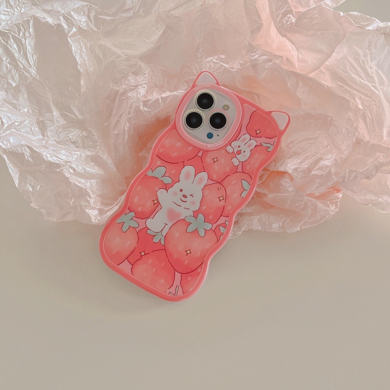 Soft case Silikon TPU Desain Telinga Kucing Kelinci Untuk iphone 13 12 11 Pro Max XS XR 8plus 12pro12pro Max 7 8plus X XS XR XSMAX