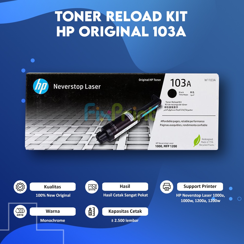 Toner Reload Kit Original 103A W1103A Cartridge 1000a 1000w Reload