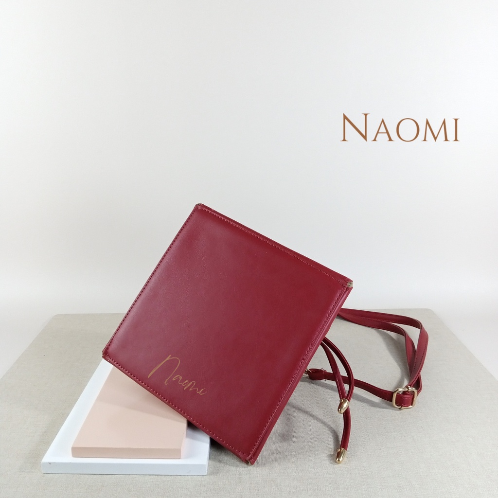 NAOMI - Pyramid Bag - Tas Selempang - Tas Impor Premium Berkualitas - Tas sling bag - Tas Wanita - Tas Naomi - Naomi Bag