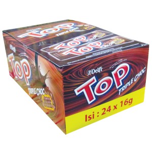 

Delfi Chocolate Wafer Top Box Isi 24X9G