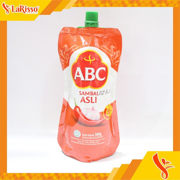 

ABC SAMBAL POUCH 380GRAM ALL VARIAN